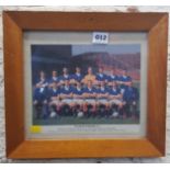 GLASGOW RANGERS FRAMED PICTURE