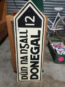 WOODEN DONEGAL SIGN