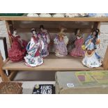 6 VARIOUS CERAMIC FIGURES