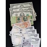 8 X 2 DOLLAR NOTES AND 7 OTHER NOTES