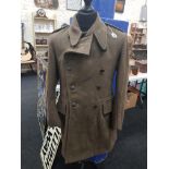 ROYAL ULSTER RIFLES SHORT OVERCOAT