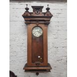 DOUBLE WEIGHT VIENNA WALL CLOCK