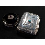 2 SILVER PILL BOXES