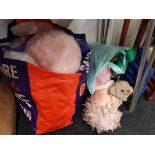 2 BAG LOTS OF SOFT TOYS