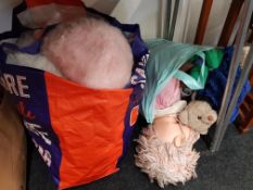 2 BAG LOTS OF SOFT TOYS