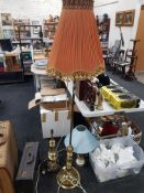 2 TABLE LAMPS AND STRANDARD LAMP