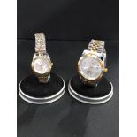 PAIR OF HIS AND HERS WATCHES