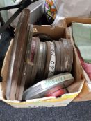 BOX OF FIL (A) REEL CANS