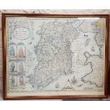 FRAMED IRISH MAP