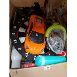 LARGE BOX OF TOYS, BOARD GAMES ETC