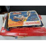 CORGI ROCKETS, MONOPOLY AND MODEL RACING GAMES