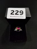 SILVER MYSTIC TOPAZ RING (BOXED)