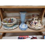 QUANITY MASONS, ROYAL WINTON, WEDGEWOOD AND 2 VICTORIAN PLATES