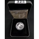 2016 (AUSTRALIA) QUEEN ELIZABETH II 90TH BIRTHDAY $1 HIGH RELIEF SILVER PROOF COIN