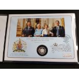 1926-2016 HER MAJESTY THE QUEEN'S 90TH BIRTHDAY SILVER PROOF COIN COVER
