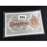 FALKLAND ISLANDS 50P NOTE 20/2/1974