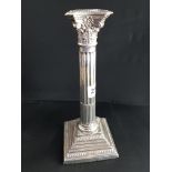 SILVER CANDLESTICK BIRMINGHAM 1911