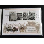 BATTLE OF BRITAIN 75TH ANNIVERSARY SILVER 50P COIN FIRST DAY COVER