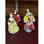 QUANTITY OF DOULTON FIGURES