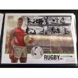 THE RUGBY SILVER COMMEMORATIVE FIRST DAY COVER