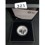 2017 KING CANUTE SILVER PIEDFORT £5 COIN