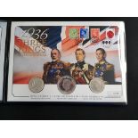 THE 75TH ANNIVERSARY OF THE YEAR OF THE 3 KINGS COMMEMORATIVE COVER