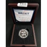 THE BREXIT SILVER 1OZ COMMEMORATIVE COIN