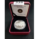 2013 $100 FINE SILVER COIN - BISON STAMPEDE