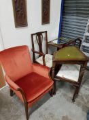 QUANTITY ANTIQUE AND OTHER OCCASIONAL FURNITURE