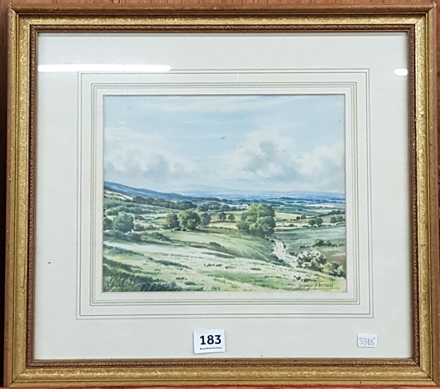 WATERCOLOUR - GEORGE FARRELL, CO ANTRIM