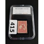 THE KANGAROO AND MAP STAMP