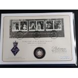 PLATINUM WEDDING ANNIVERSARY SILVER PROOF