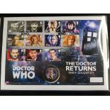 THE DOCTOR RETURNS LTD EDITION COMMEMORATIVE COVER