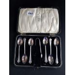 CASED SILVER CUTLERY