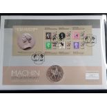 MACHIN DEFIATIVE 50TH ANNIVERSARY SILVER COMMEMORATIVE FIRST DAY COVER