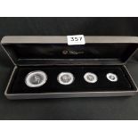 2016 AUSTRALIAN KANGAROO SILVER PROOF 4 COIN SET