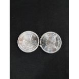 2 X 1OZ FINE SILVER KRUGGERAND