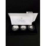 THE QUEEN ELIZABETH II SAPPHIRE JUBILEE SOLID SILVER COIN COLLECTION