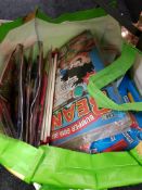 LARGE QUANTITY OF COLLECTABLE COMICS WITH FREE GIFTS