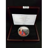 THE DUKE OF WELLINGTON SILVER PROOF 5OZ COIN