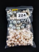 QUANTITY OF PEARL NECKLACES
