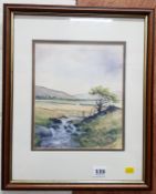 WATERCOLOUR 'THE BROOK' LYDIA BOAL