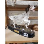 BESWICK THE SETTLER ON CERAMIC PLINTH