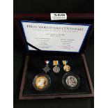 FIRST WORLD WAR CENTENARY SILVER COIN AND MEDAL COLLECTION