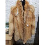 RED FOX FUR COAT