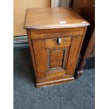 OAK EDWARDIAN COAL SCUTTLE