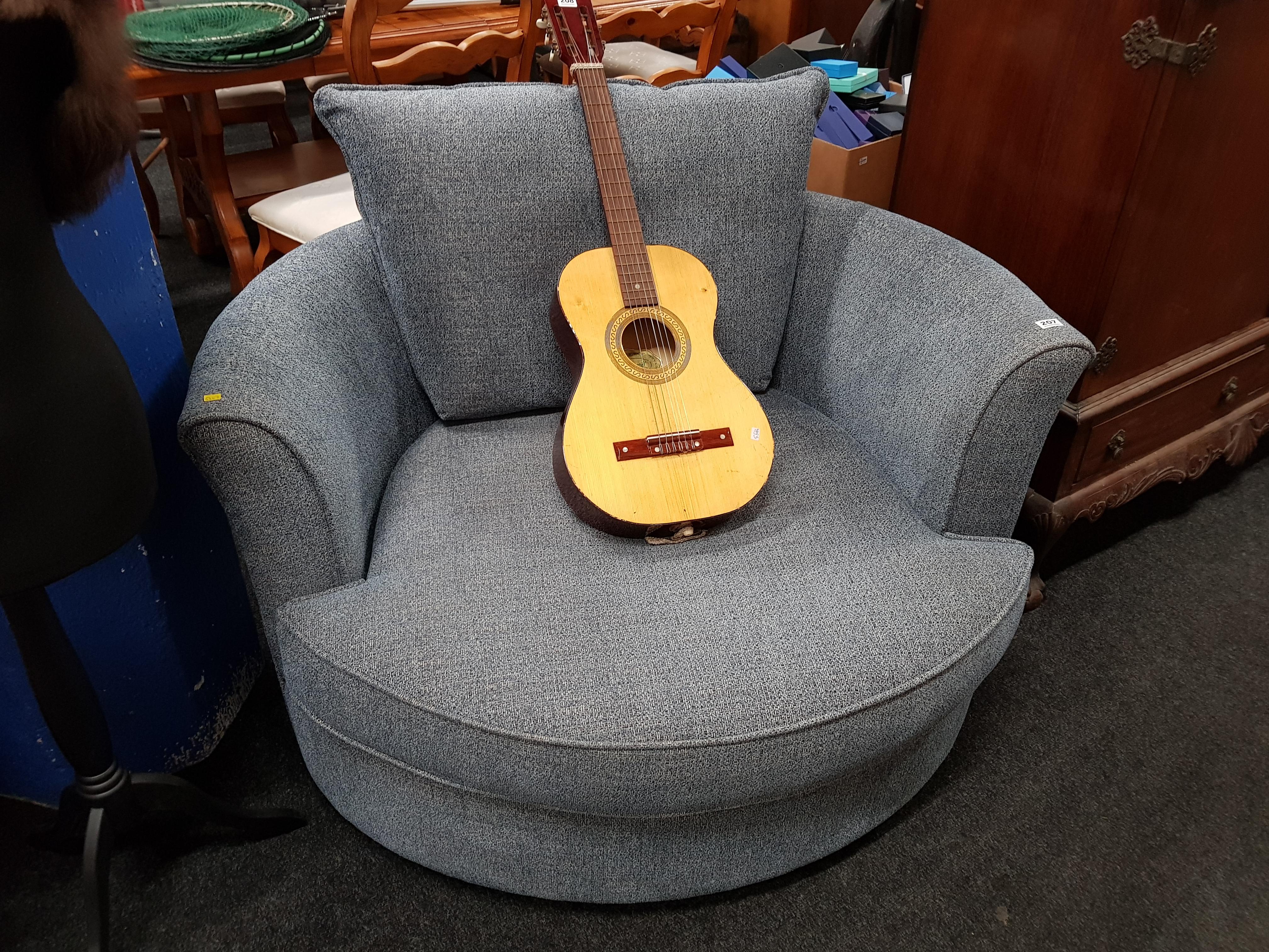 LARGE MODERN TUB CHAIR