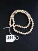 VINTAGE CIRO PEARLS WITH 9 CARAT GOLD CLASP