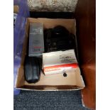 BOX OF CAMERAS