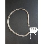 SILVER FLATLINK CHAIN